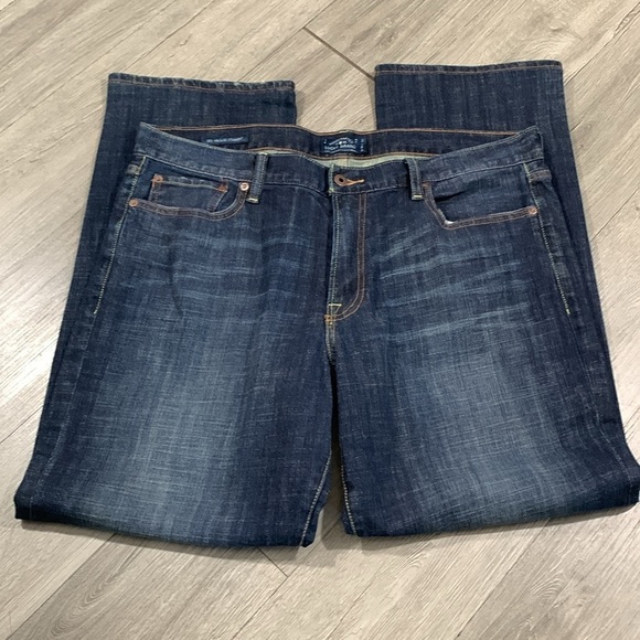 Lucky Brand 361 Vintage Straight Dark Wash Stretch Jeans size 38 - Picture 11 of 16